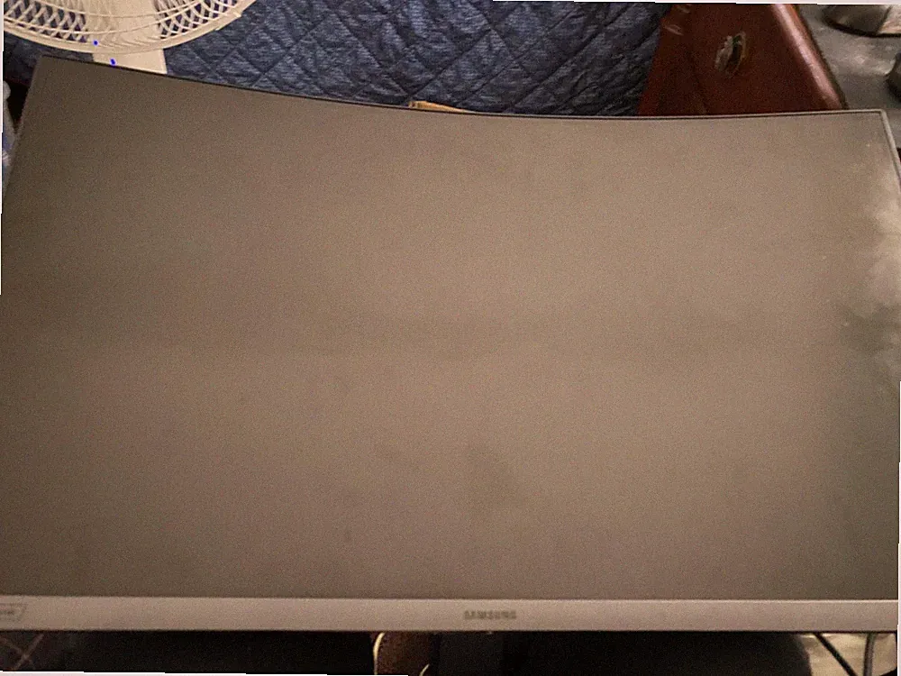 pc monitor gaming curved 244hz works great need gone black