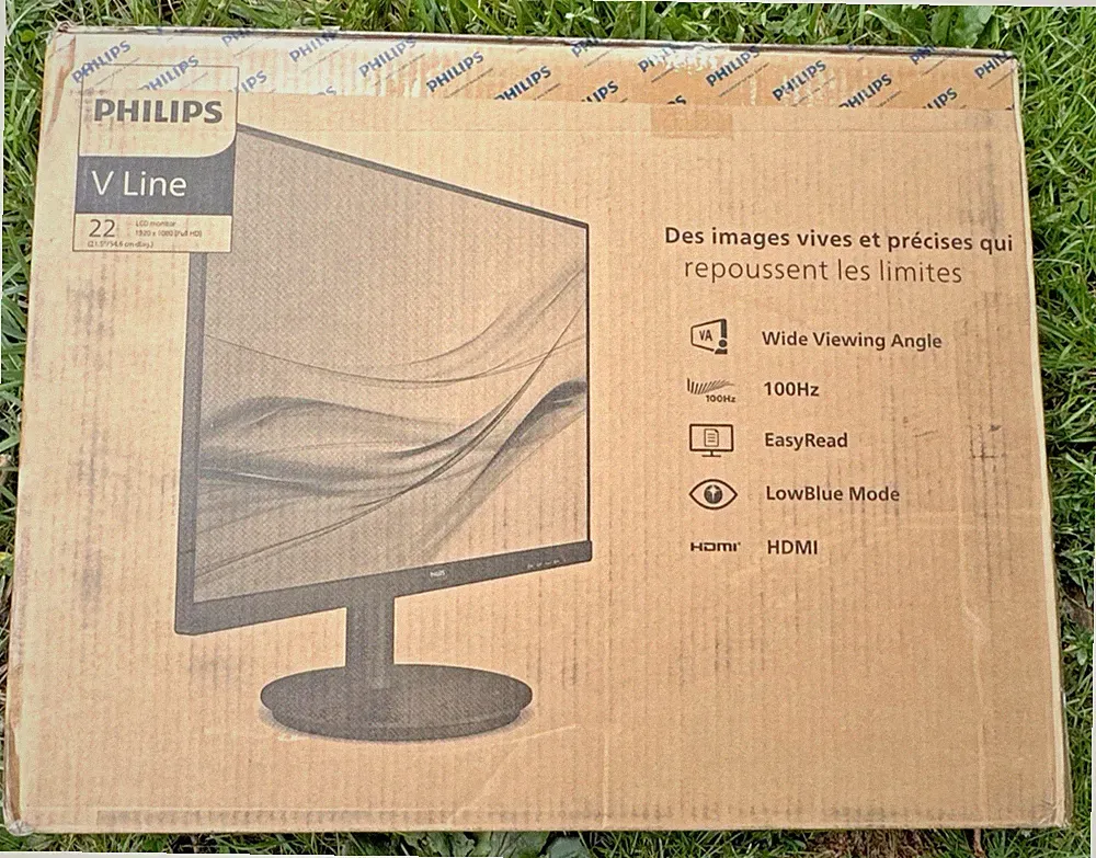 Philips 221V8LB 22 Inch FHD 100Hz Monitor Open Box New Never Used