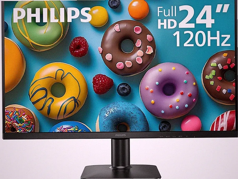Philips 24E2N2100S 24" Full HD IPS Gaming Monitor, 120Hz Refresh Rate, 1ms MPRT