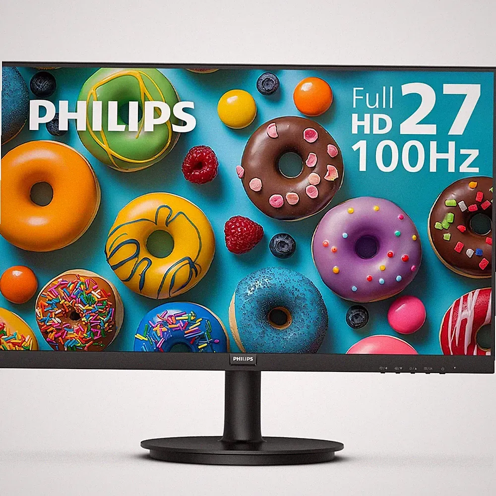 Philips 27" Computer Monitor FHD 100Hz VA VESA Eye Care, 271V8LB | 1920×108
