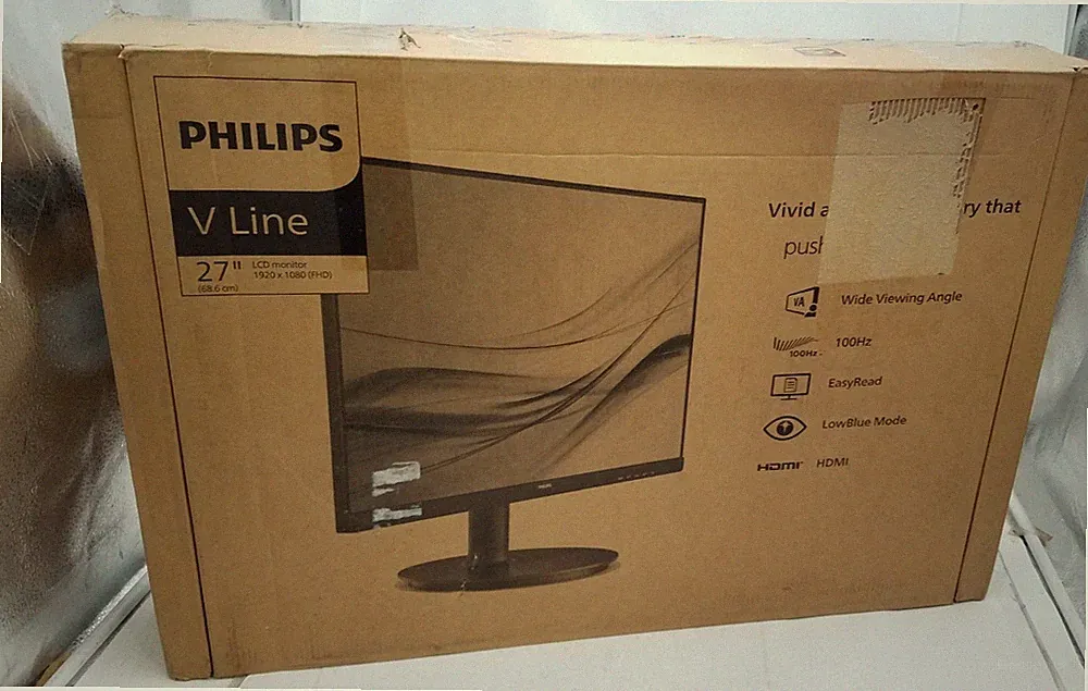 Philips 27" FHD Monitor FHD 1080P LCD LED Monitor 100hz -609585256972