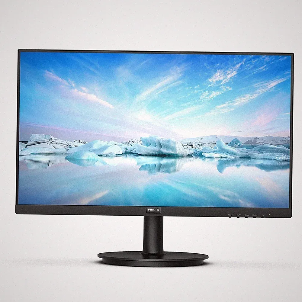 PHILIPS 271V8LBS 27" Computer Monitor FHD 1920x1080 100Hz HDMI & VGA Port Black