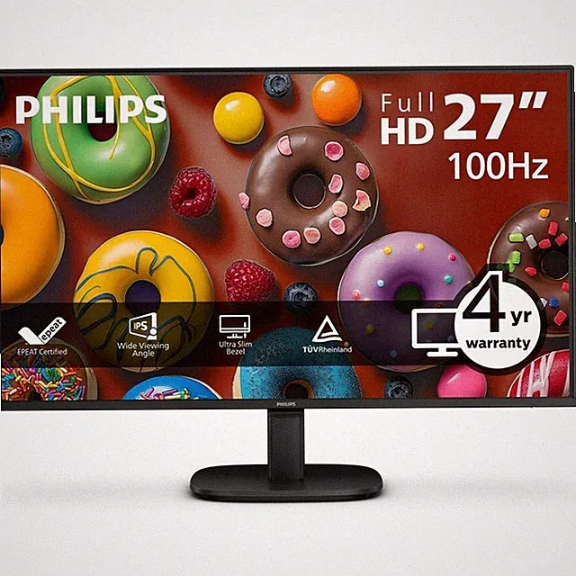 Philips 27B2N2100 27" Class FHD LED Monitor Black IPS 1920x1080 4ms 100Hz