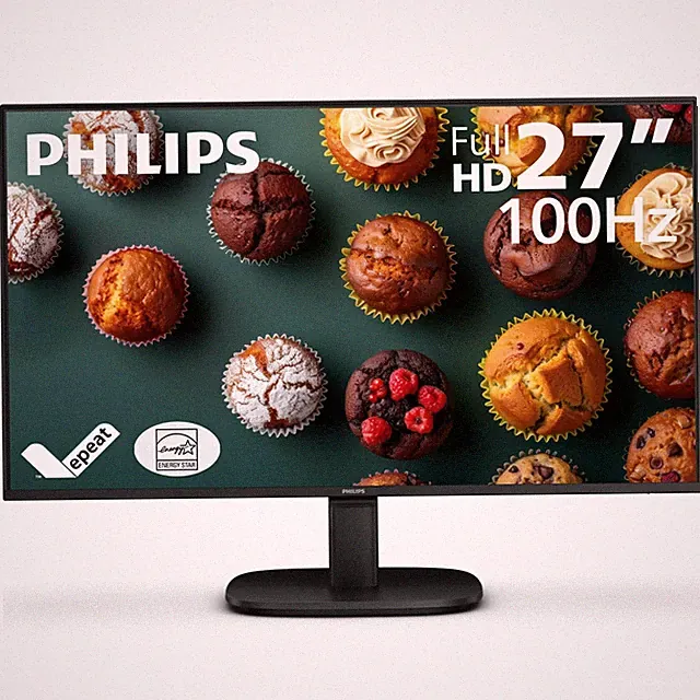 Philips 27B2N2100 27" Class Full HD LED Monitor - 16:9 - Textured Black