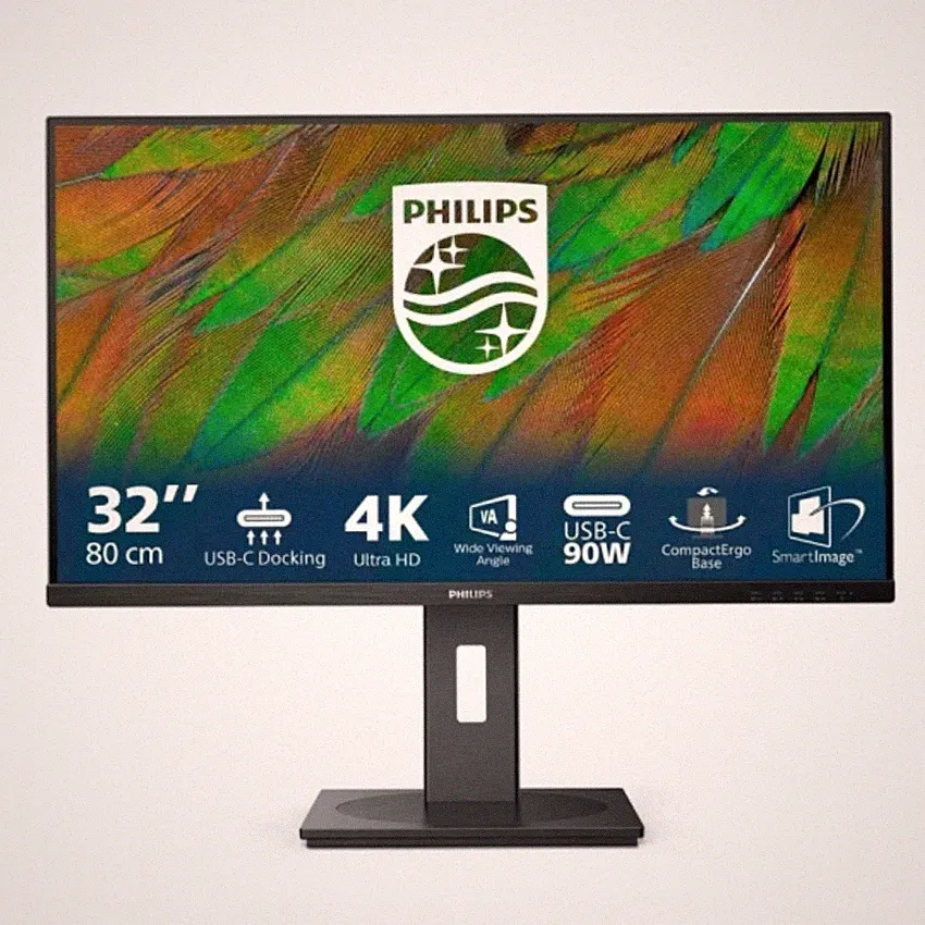 Philips 32B1U3900 32" Class 4K UHD LED Monitor 3840 x 2160 w/USB-C Docking