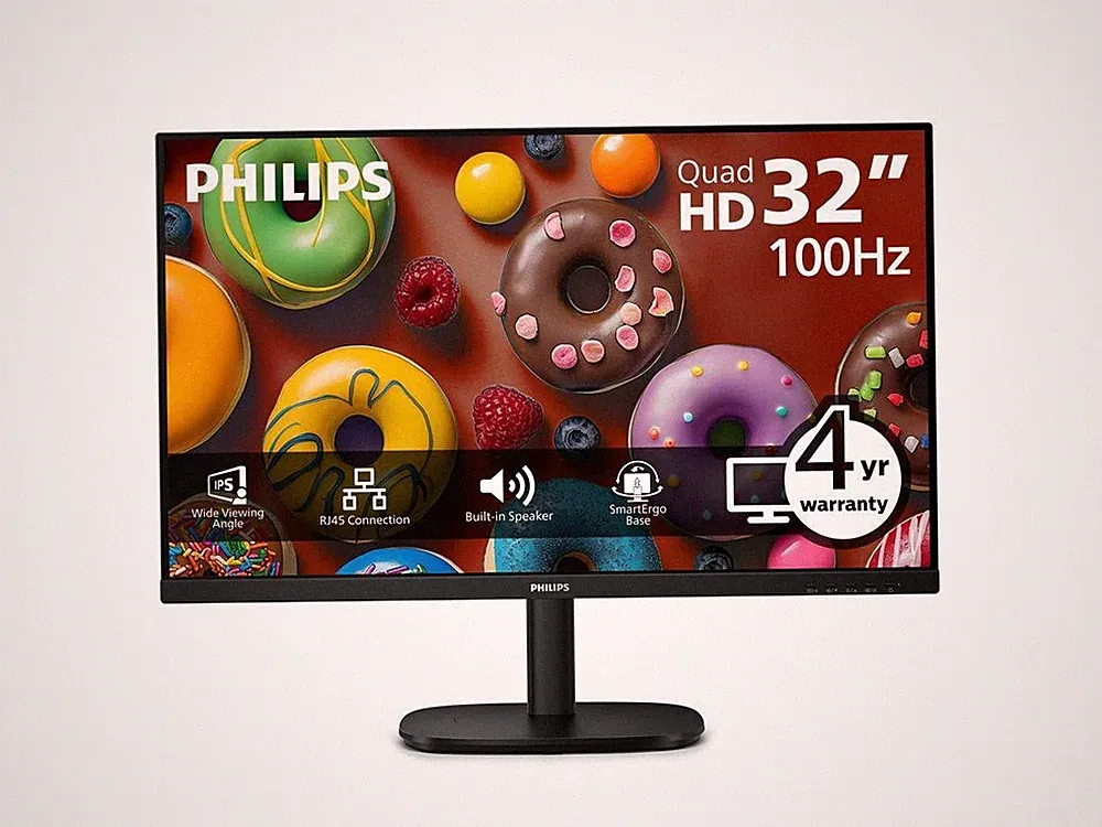 Philips 32B2U3601 32" Class WQHD LED Monitor - 16:9 - 31.5" Viewable - IPS Techn