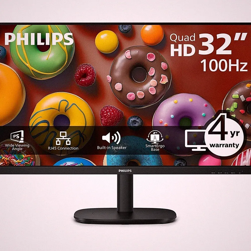 Philips 32b2u3601 - 32in Monitor Led Qhd [2560x1440] 2xhdmi Dp Rj45 Usb-c