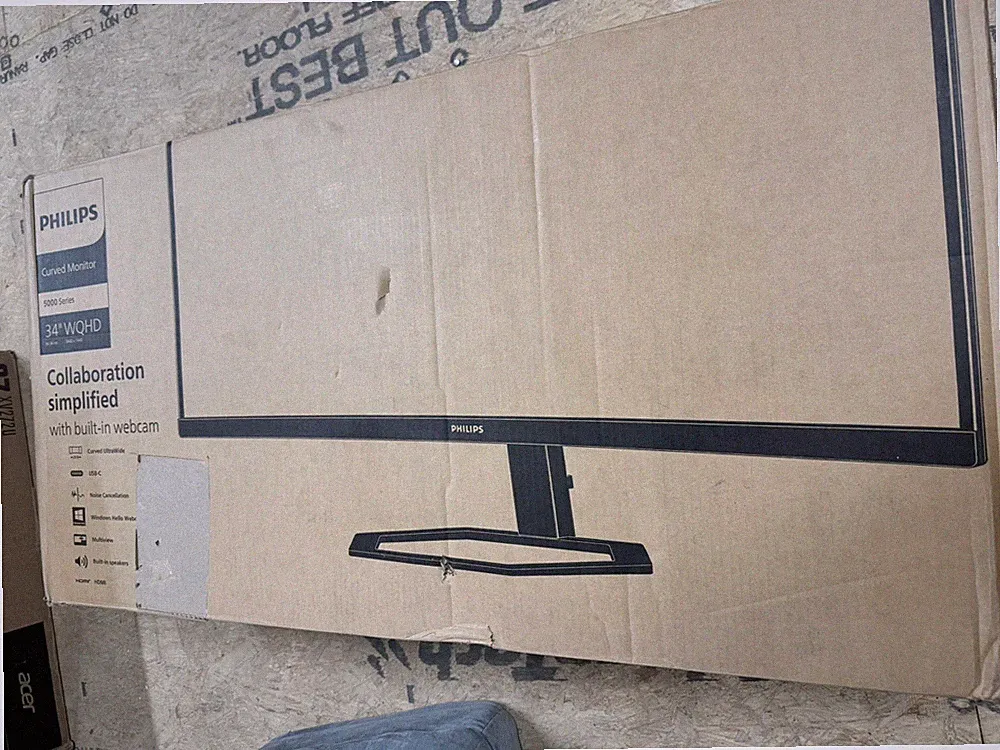 PHILIPS 34" 100 Hz VA Gaming Monitor 3440 x 1440 (2K) 34E1C5600HE/27