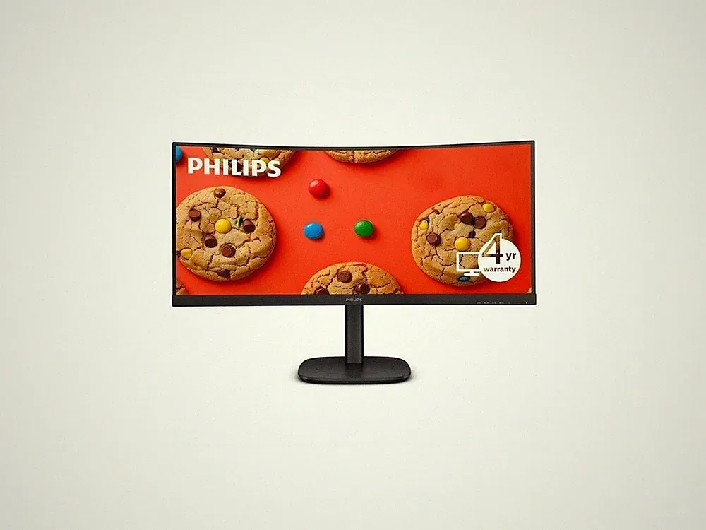 Philips 34B2U3600C 34" UltraWide QHD Curved Monitor, 3440 x 1440, 120Hz, USB-C 9