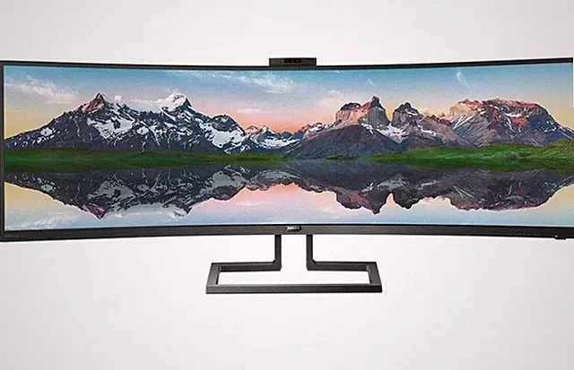 PHILIPS Brilliance 499P9H 49" SuperWide Curved Monitor Dual QHD 5120x1440 32:9
