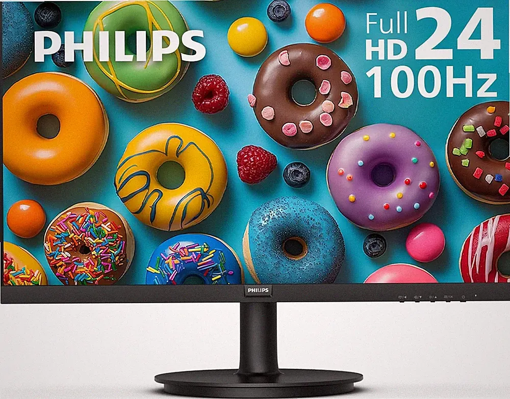 Philips New 24 Inch Frameless Full HD (1920 X 1080) 100Hz Monitor, VESA, HDMI X1