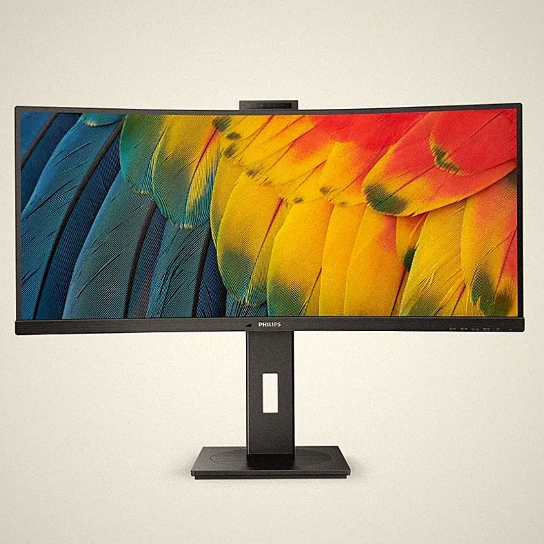 Philips Ultrawide 34B1U5600CH 34" Class Webcam UW-QHD Curved Screen LCD Monitor