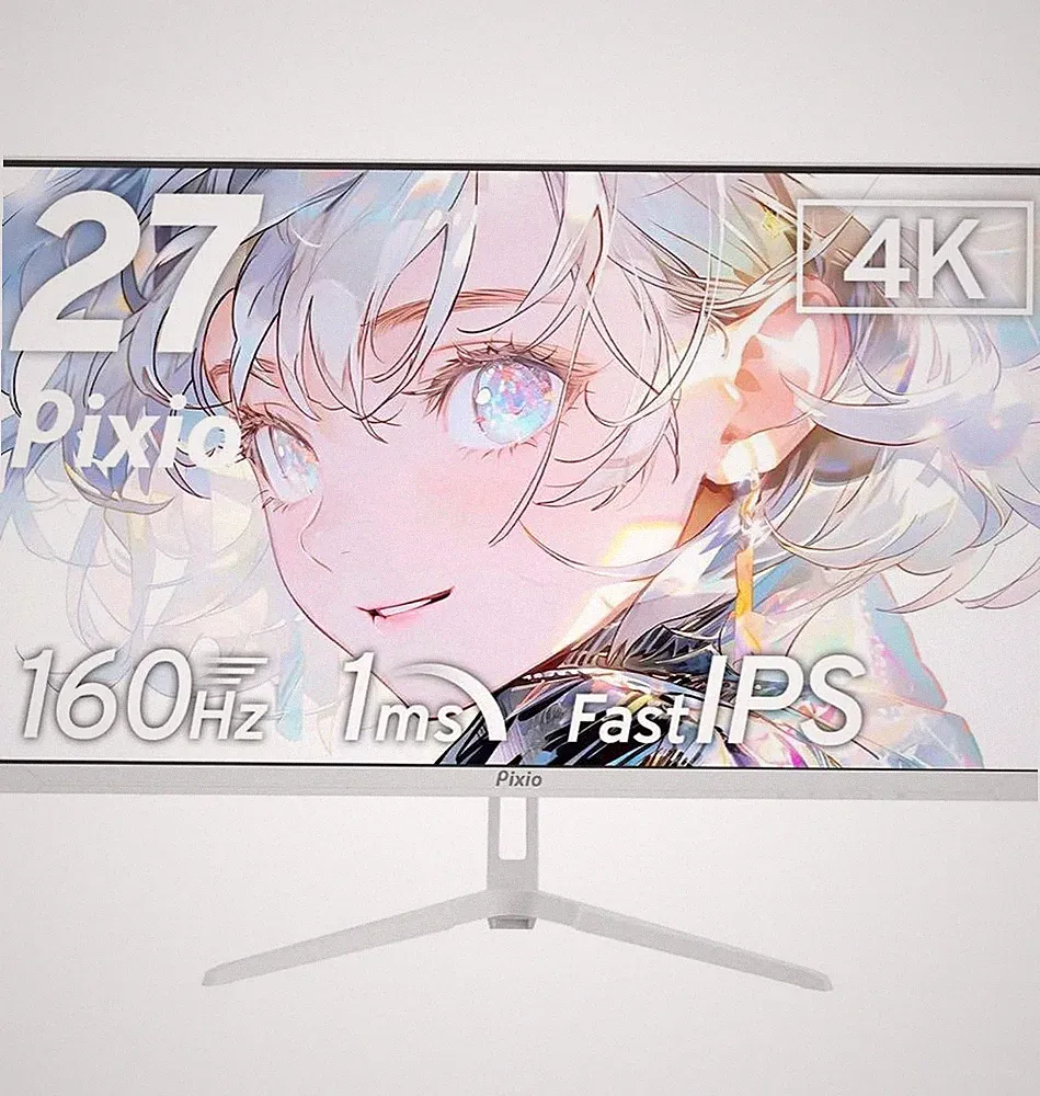 Pixio 27 Inch 4K Gaming Monitor 160Hz Fast IPS 1ms Response Time