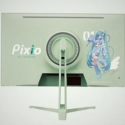 Pixio Gaming Monitor Hatsune Miku Collaboration Model 27-inch 180Hz WQHD Mint