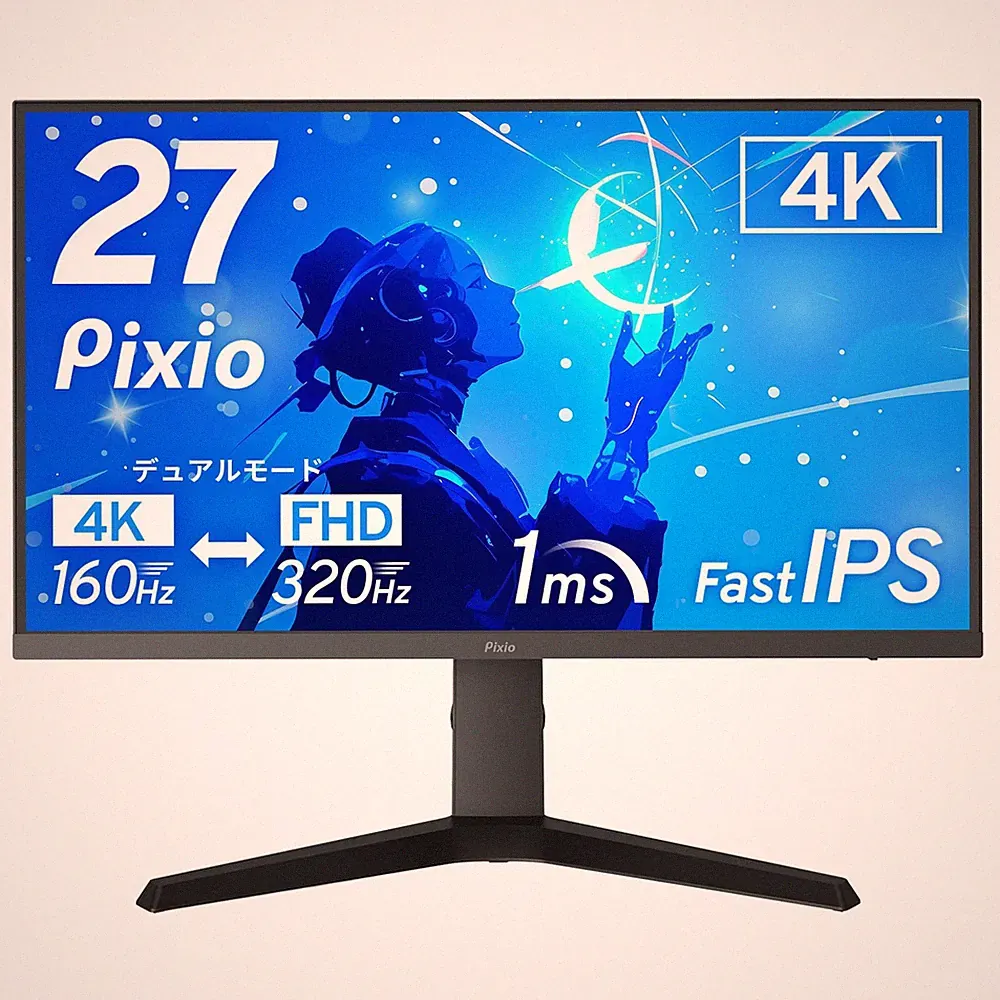 Pixio Gaming Monitor PX27U Prime NEO 27 inch 160Hz 320Hz FHD 4K IPS Dual Mode