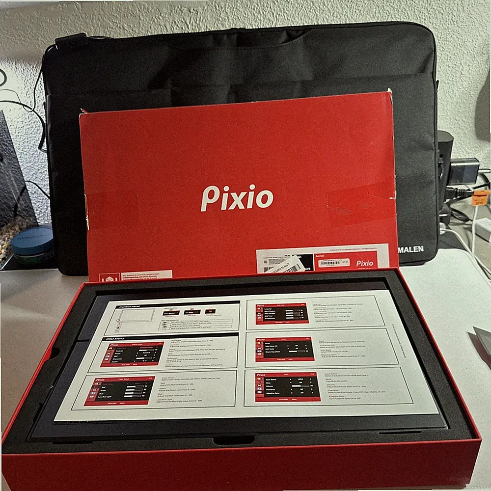 Pixio PX160 Wave 15.6" IPS 1080p 60Hz Portable Monitor | Multiple Colors