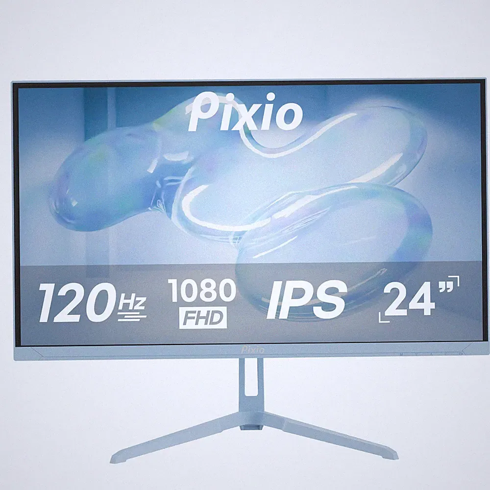 pixio gaming monitor blue