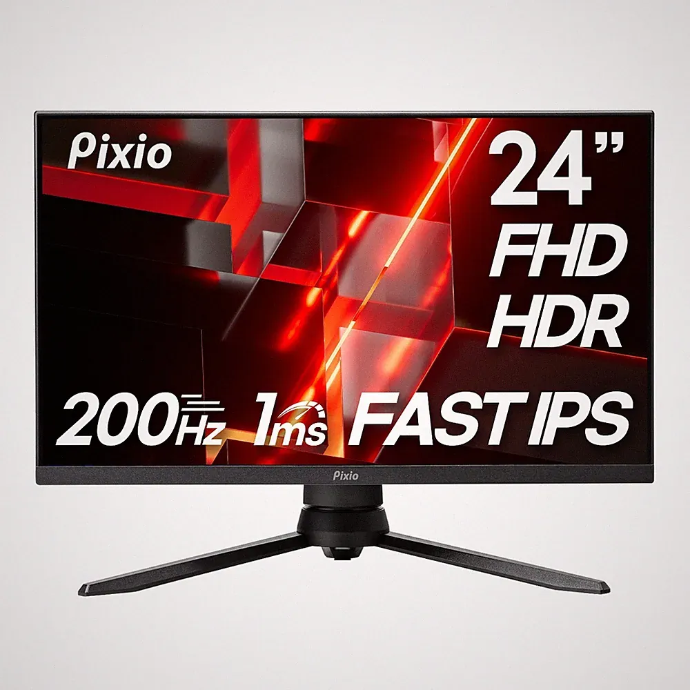 Pixio PX248 Pro V2 24" FHD 1080p 200Hz 1ms GTG Fast-IPS Gaming Monitor