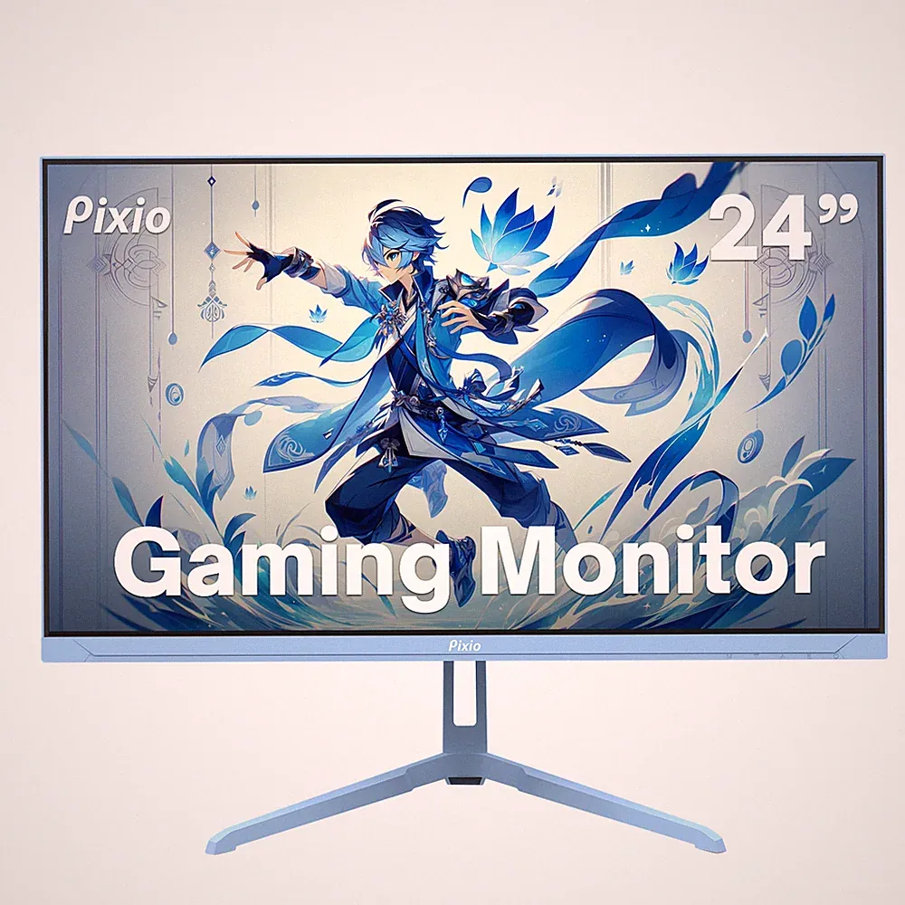 Pixio PX248 Wave Blue 24" 200Hz 1080p Fast-IPS Gaming Monitor B-STOCK 108103
