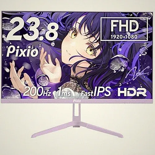 pixio gaming monitor purple
