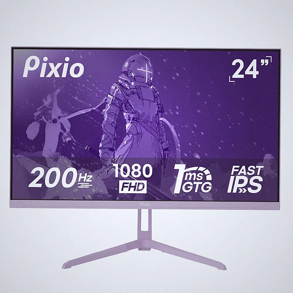 Pixio PX248 Wave Purple 24" 200Hz 1080p Fast-IPS Gaming Monitor B-STOCK 111204