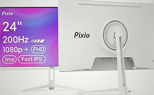 Pixio PX248 Wave White 24 Inch 200Hz Refresh Rate FHD 1080P Resolution Fast IPS