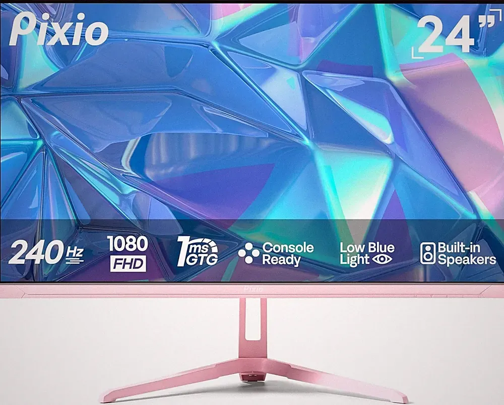 Pixio PX249 Wave 24" 240Hz 1080P IPS Gaming Monitor 1080p Fast IPS 1ms panel