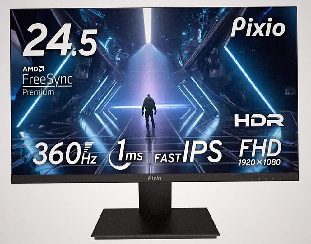 Pixio PX259 Prime S 24.5 inch FHD IPS Gaming Monitor 360Hz 1ms Tested