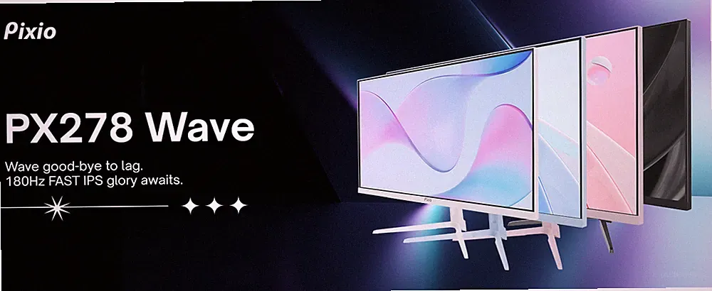 Pixio PX278 Wave 27" 180Hz 1440P IPS Gaming Monitor | Certified Refurbished
