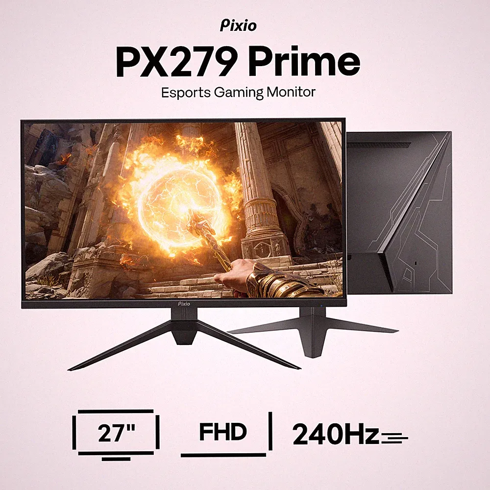 Pixio PX279 Prime 27" 240Hz 1080p IPS Gaming Monitor | Certified Refurbished
