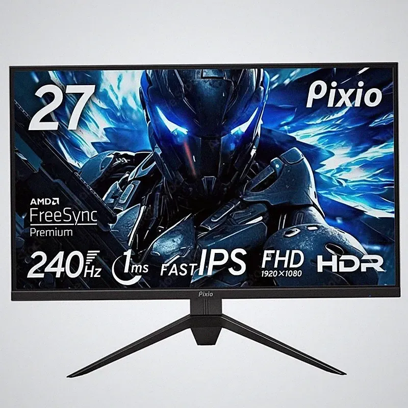 Pixio PX279 Prime 27 Inch FHD IPS Gaming Monitor 240Hz 1ms Unused