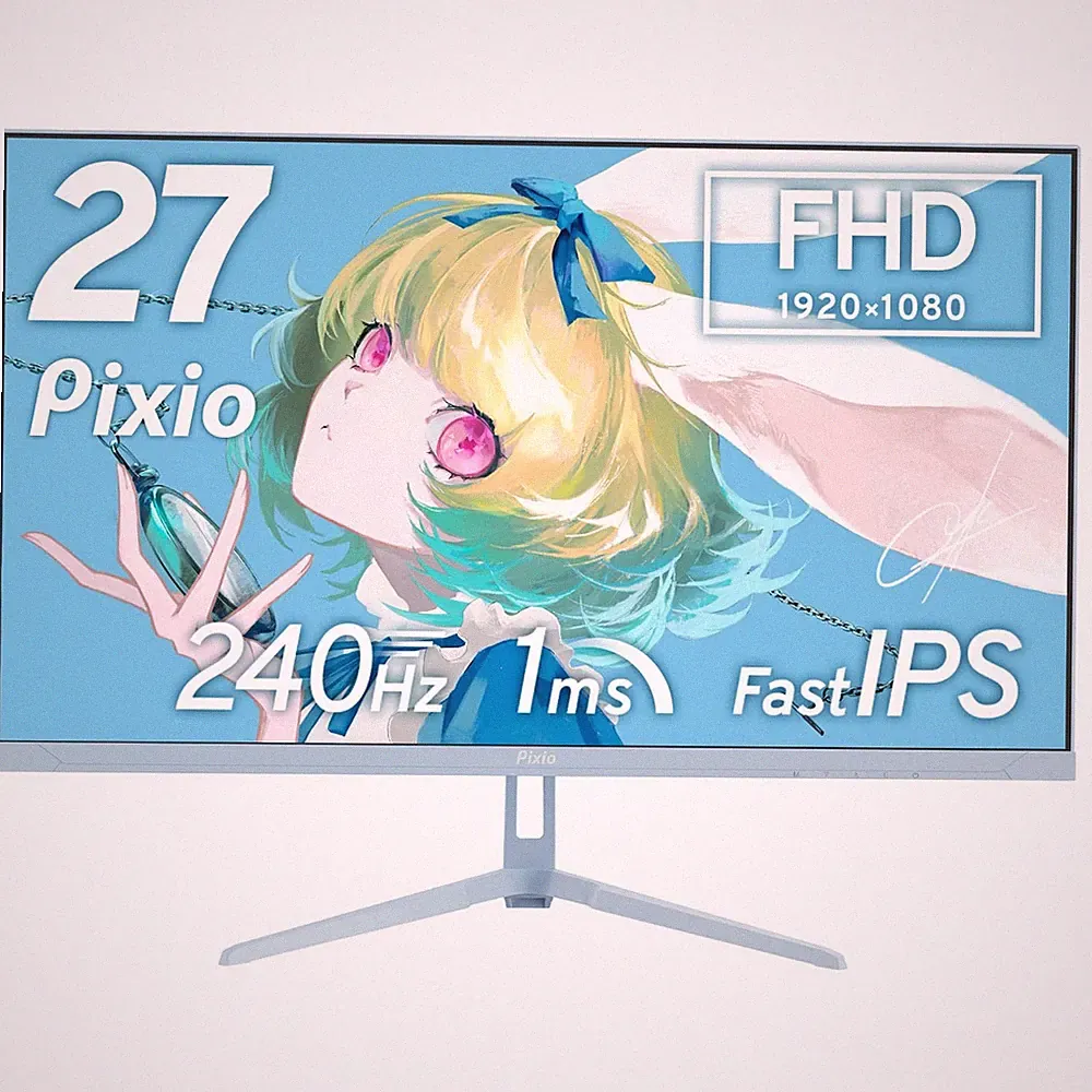 Pixio PX279 Wave Gaming Monitor 27 Inch 240Hz FHD IPS Blue Japan