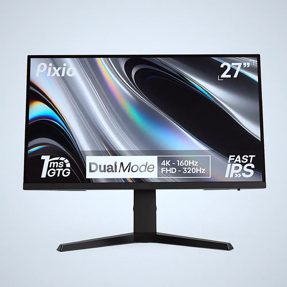 Pixio PX27U Prime Neo Dual Mode 4K@160Hz/1080p@320Hz 1ms GTG Gaming Monitor