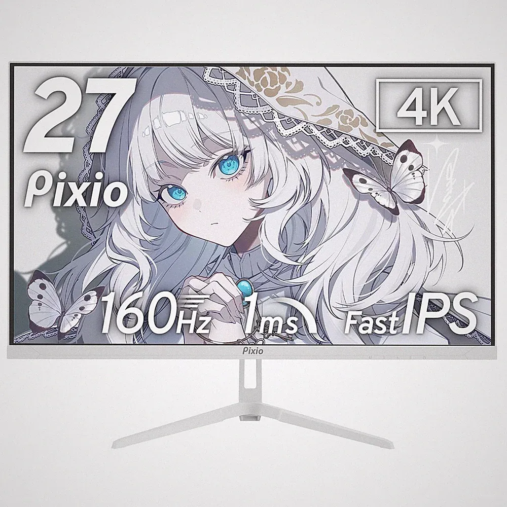 Pixio PX27U Wave Gaming Monitor 27 Inch 160Hz 4K IPS White Japan