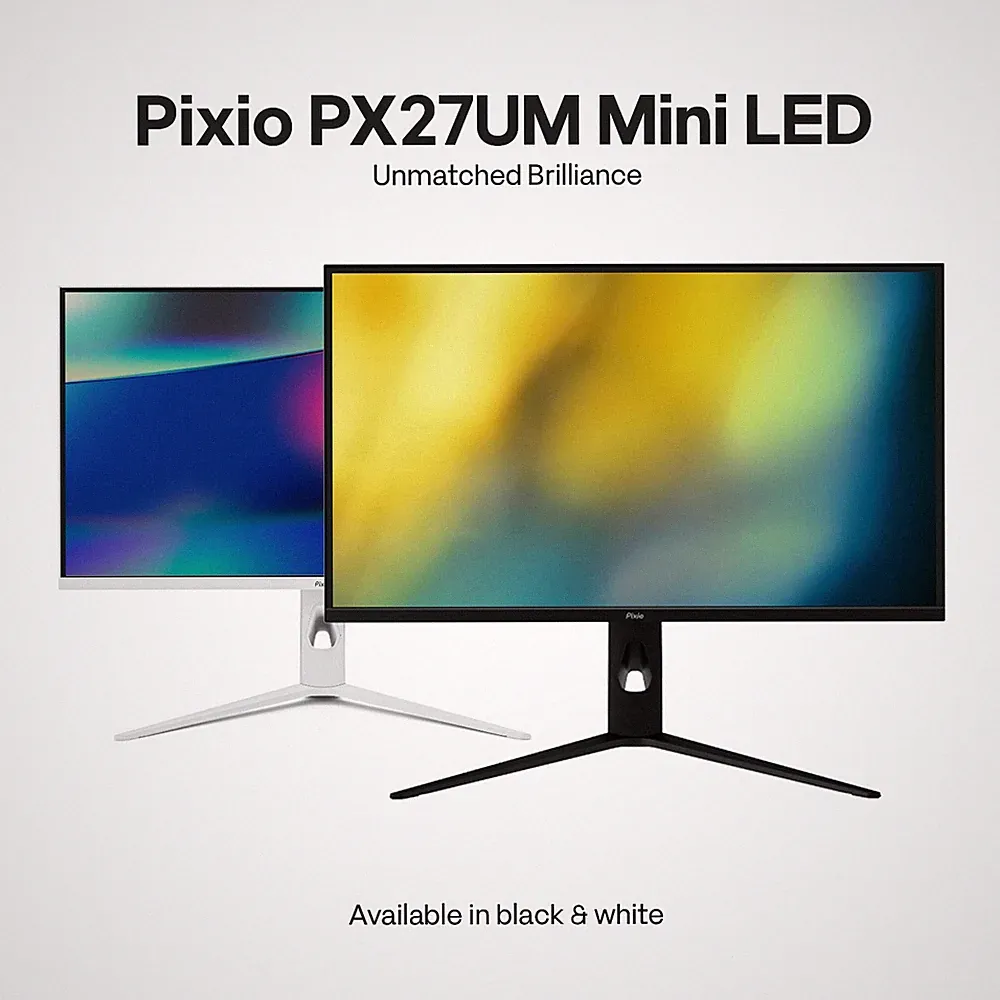 Pixio PX27UM Mini LED Dual Mode 4K@160Hz/FHD@320Hz HDR1000 Gaming Monitor