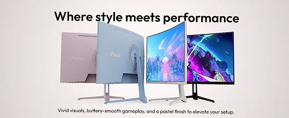 Pixio PXC248 Wave 24" Curved 1080p 200Hz 1ms GTG Gaming Monitor | Open Box