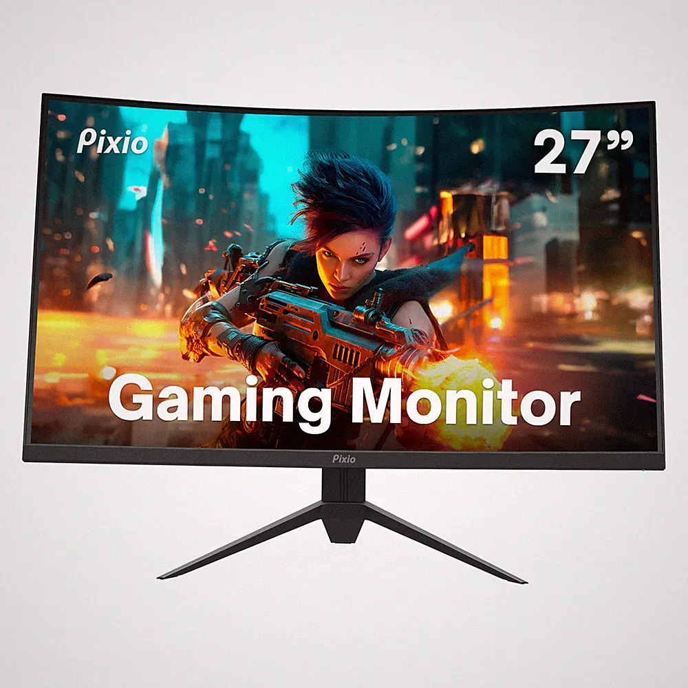 Pixio PXC277 Advanced 27" 165Hz 1440p 1ms Curved Monitor | Certified Refurbished