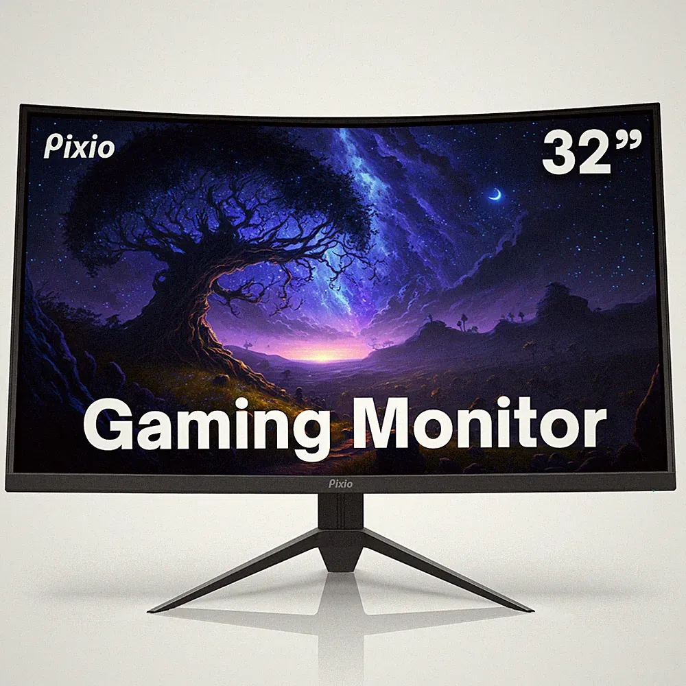 Pixio PXC325 32" 165Hz 1080p 1500R Curved Gaming Monitor | Certified Refurbished