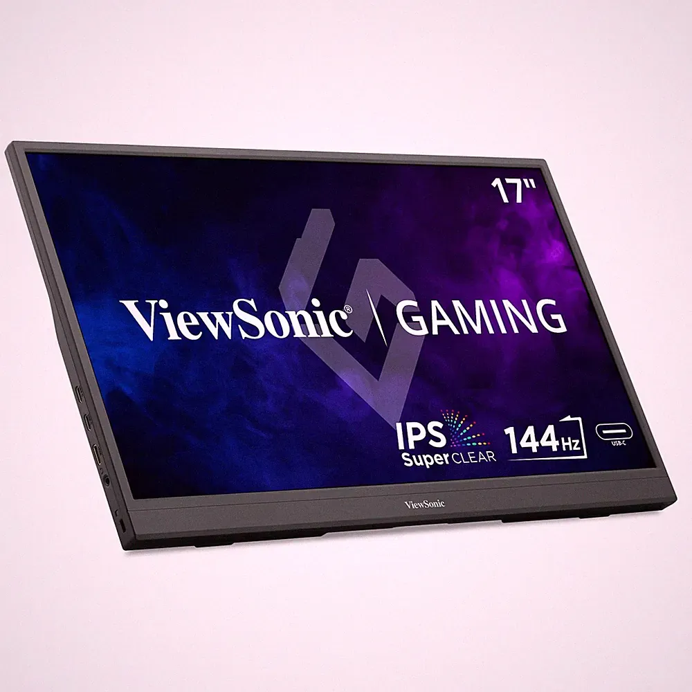 Portable Gaming Monitor 17 Inch 1080p 144Hz IPS ViewSonic VX1754 Display desktop