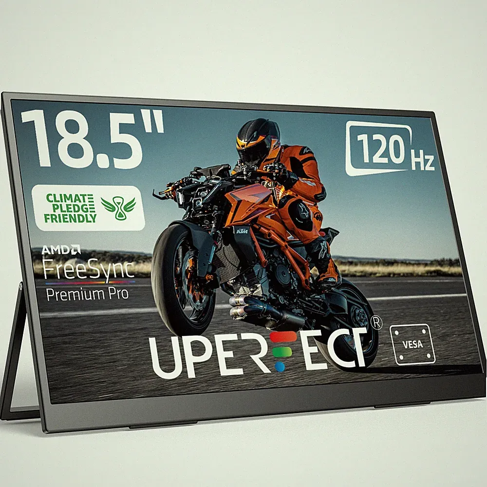 Portable Gaming Monitor 18.5 inch 1080P 120Hz USB-C HDMI for Laptop Xbox PS4/5