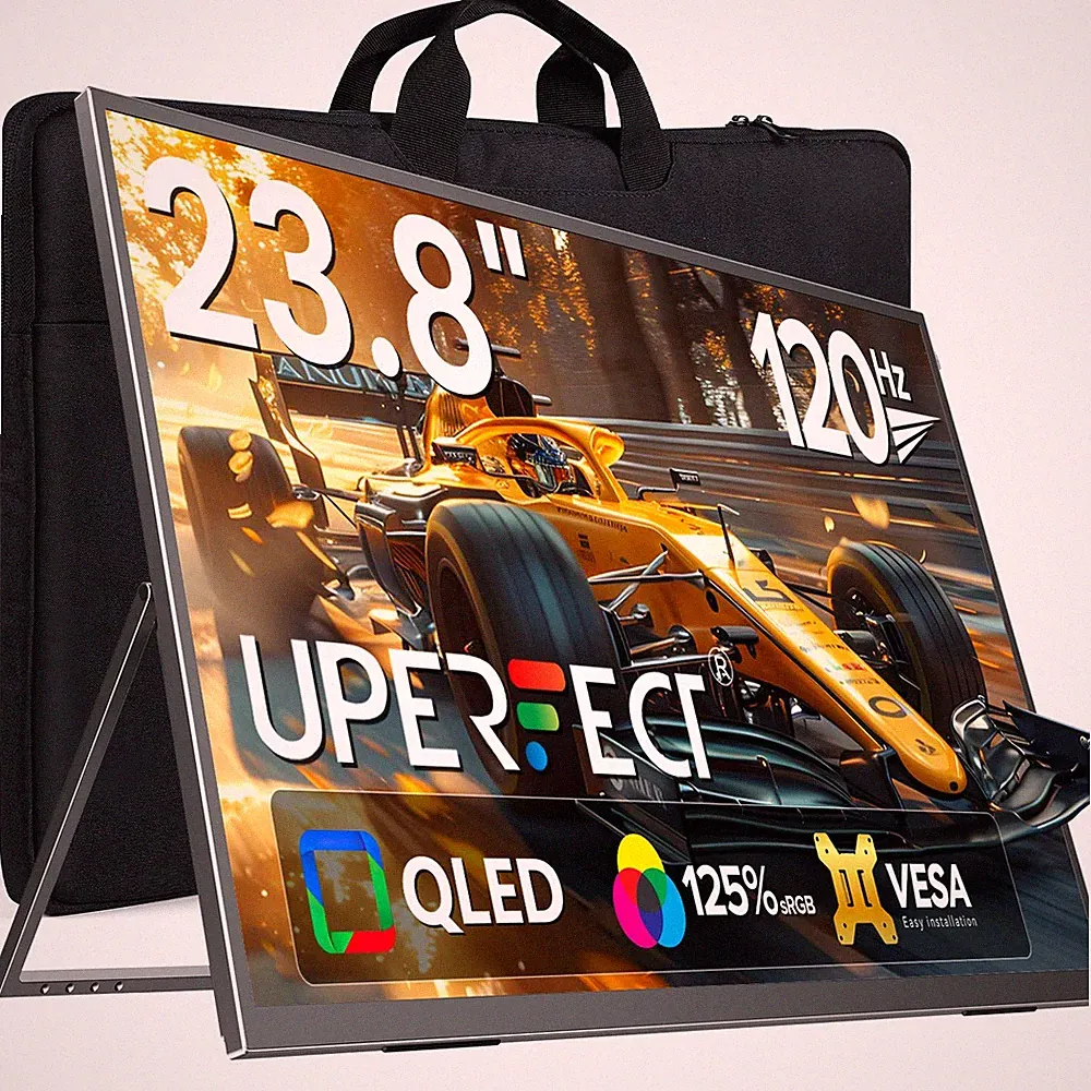 Portable Gaming Monitor 24 120Hz 1080P USB C HDMI Laptop Travel