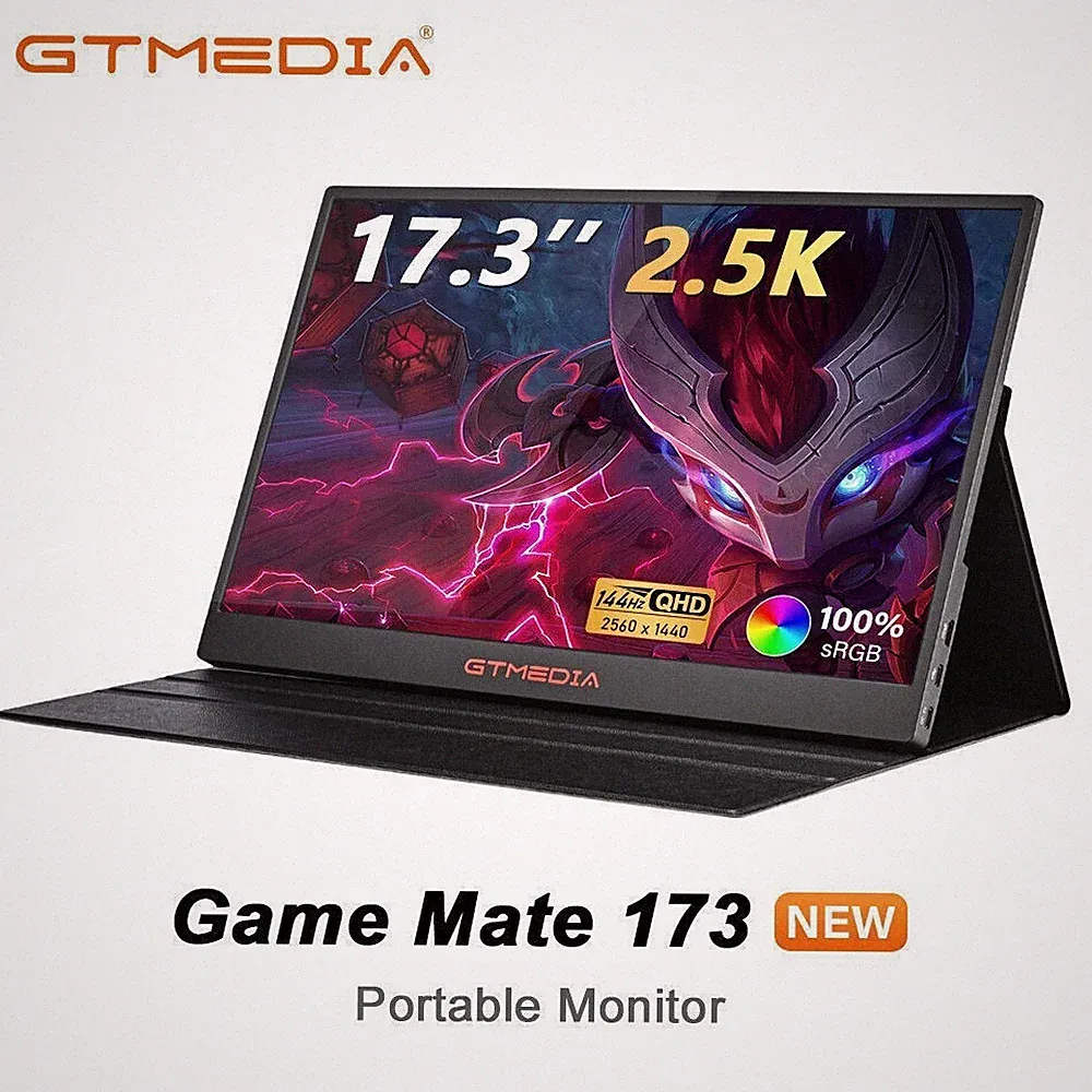 Portable Gaming Monitor QHD Ultra Slim HDR 2.5K 165Hz HDMI USB C For Switch PS 5