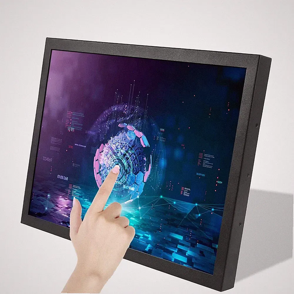 Portable Industrial Monitor with Dual Speaker,15 Inch 1024x768 HD 4:3 IPS LCD To