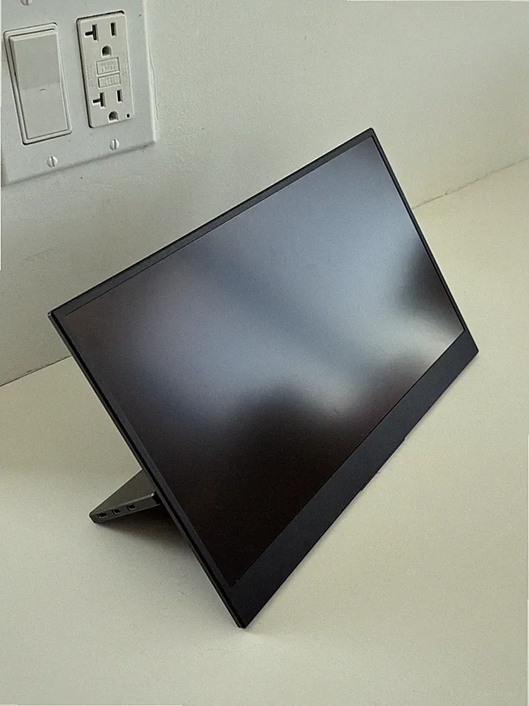 Portable monitor 13.3 inch HDMI USB C, FHD 1080P Screen with Case