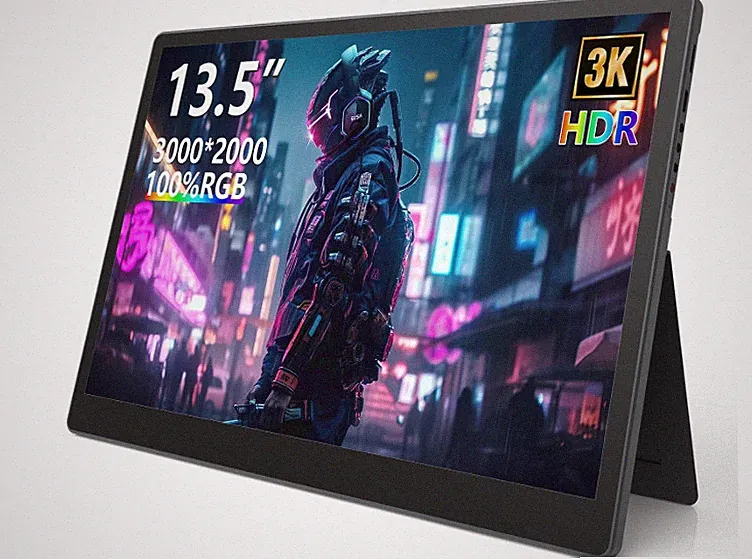 Portable Monitor 13.5" 3000x2000 IPS 3:2 Screen, 100% SRGB HDR USB-C HDMI