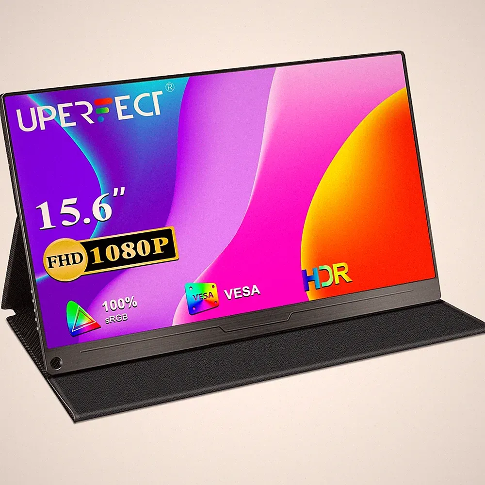 Portable Monitor, 15.6 1920X1080 Eye Care Travel Screen USB C Gaming Monitor