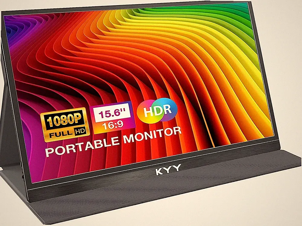 Portable Monitor 15.6'' FHD 1080P USB C HDMI Gaming Monitor Ultra-Slim IPS