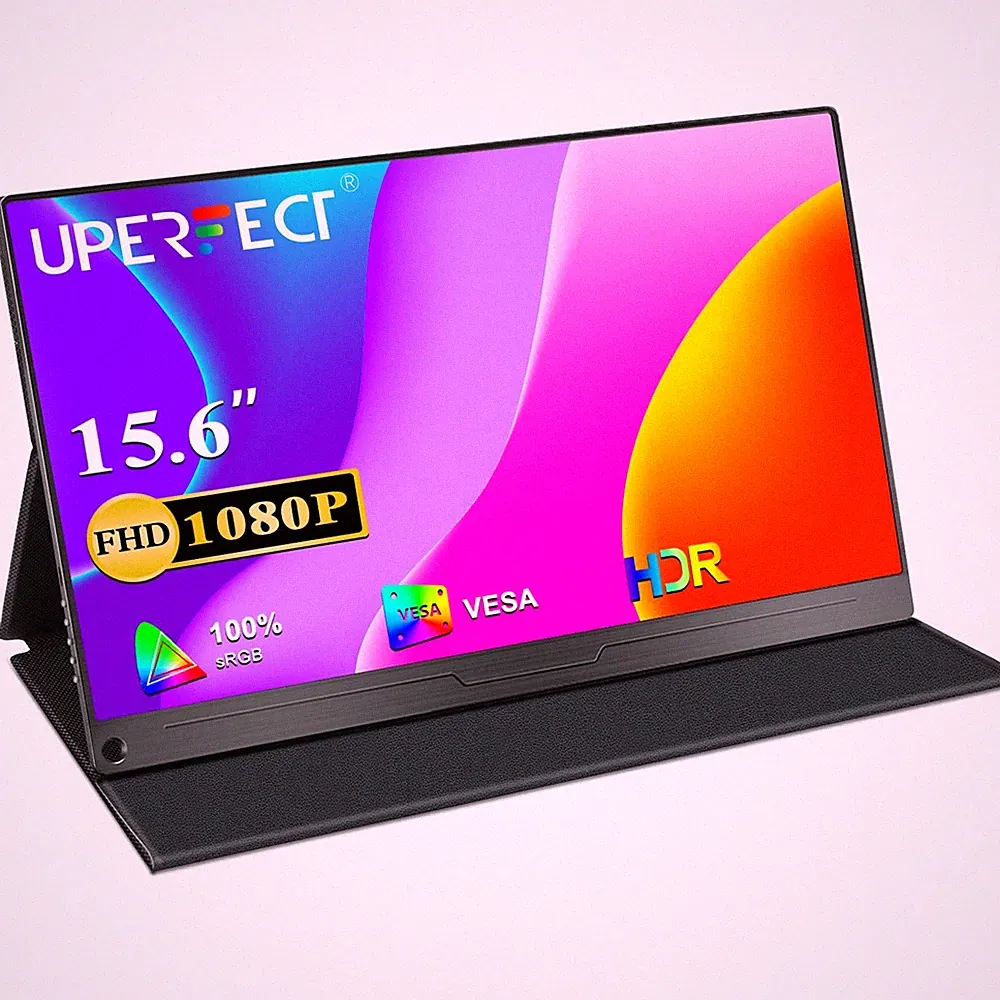 Portable Monitor, 15.6" IPS 1920X1080 FHD Eye Care Travel Screen