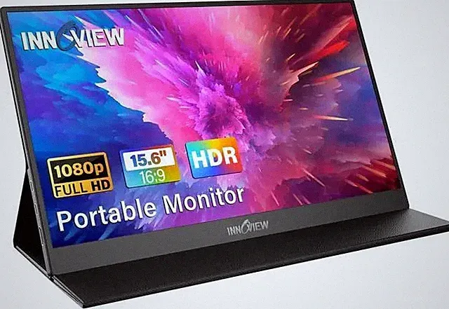 Portable-Monitor-for-Lapto - 15.6'' 1080P FHD IPS Display USB-C HDMI Portable