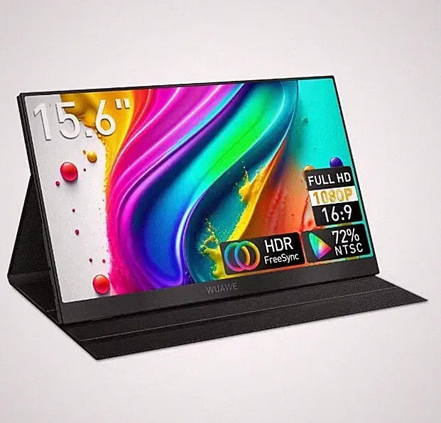 Portable Monitor for Laptop 15.6 inch 1080P USB C HDMI Travel External Screen